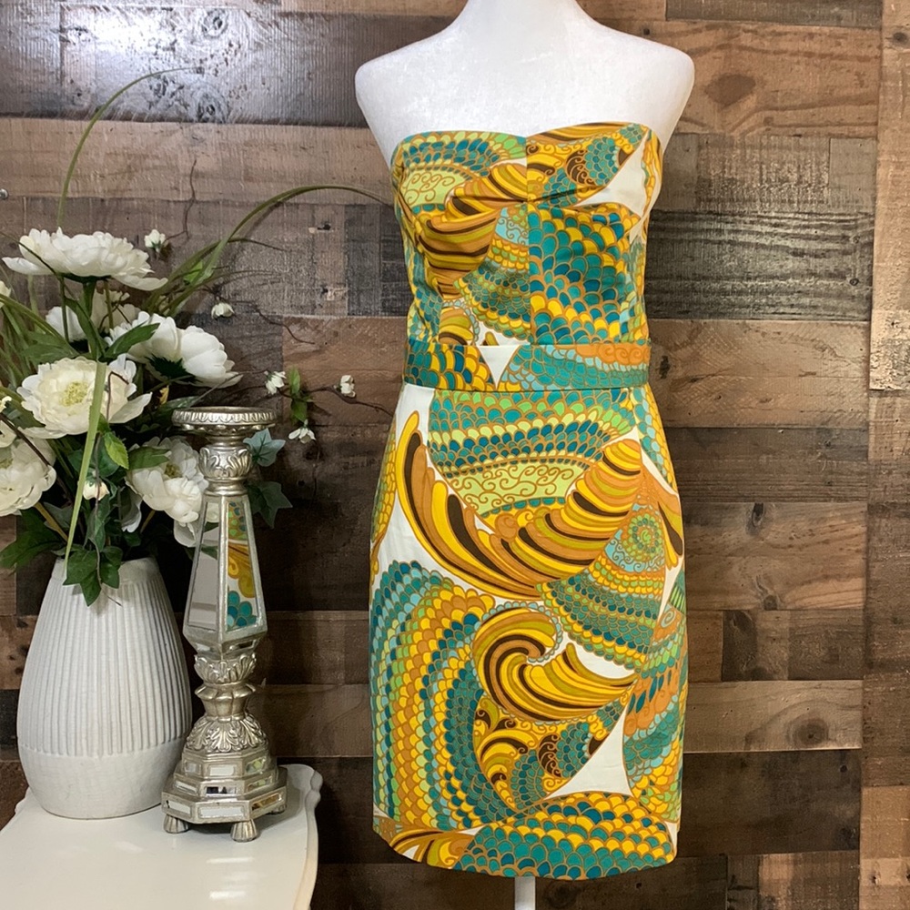 ⭐️HP!⭐️ 🍃🌸 Banana Republic Trina Turk Collection Summer 2012 Dress Size 8